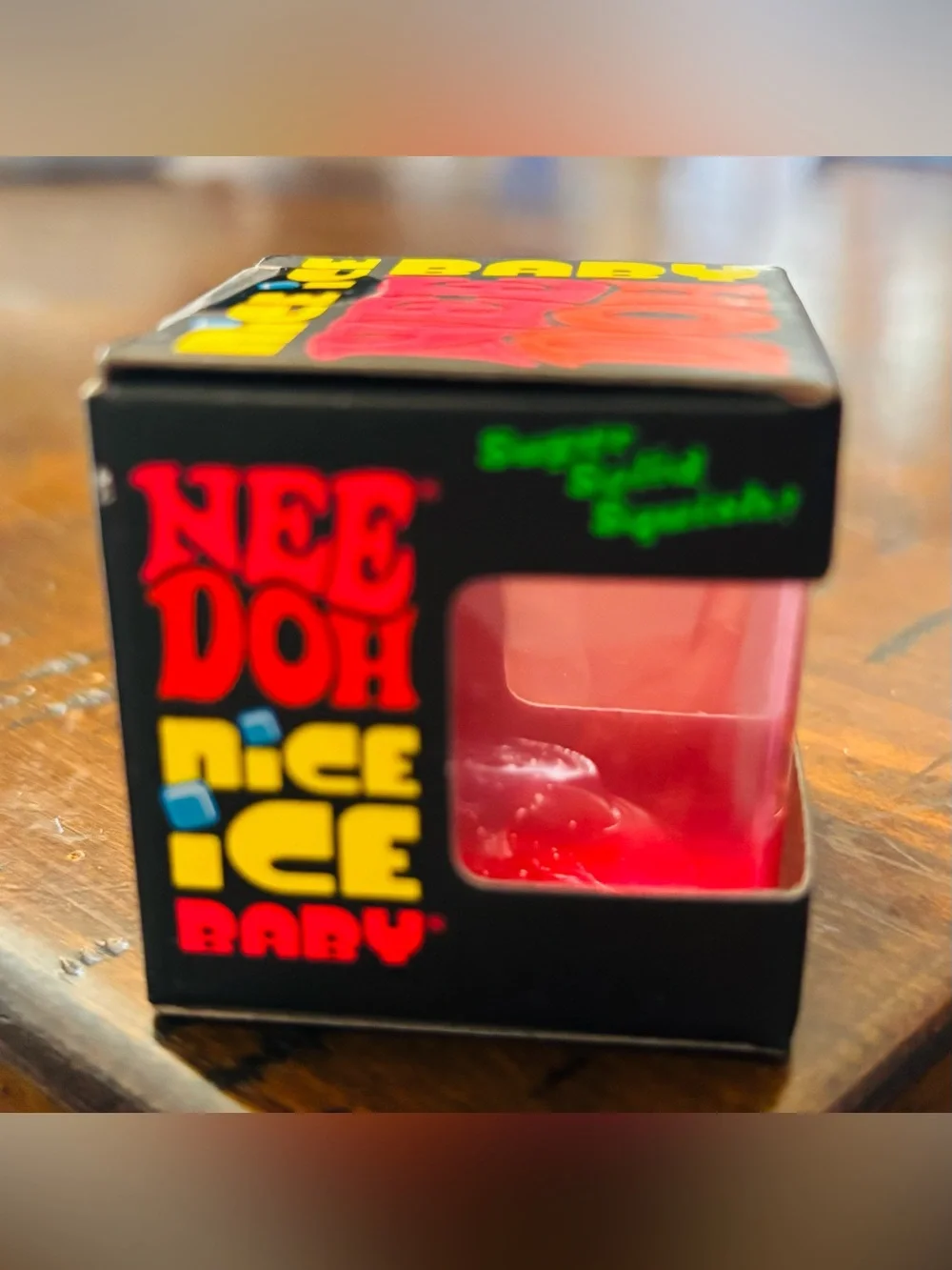 Needoh Trending Nice Ice Baby Rare Pink Super Solid Squish Toy